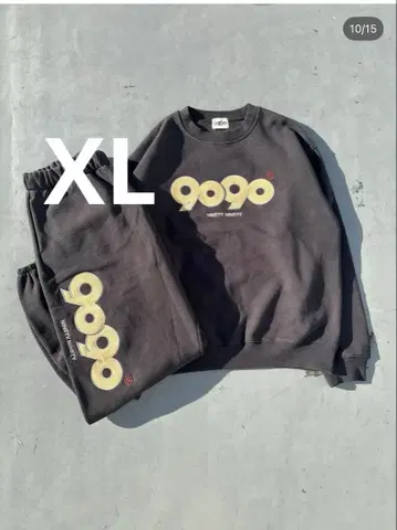 프리티 나이스 다크 그레이 맨투맨 세트