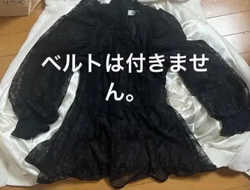 pium 레이스 케이프 프릴 긴팔 셋업