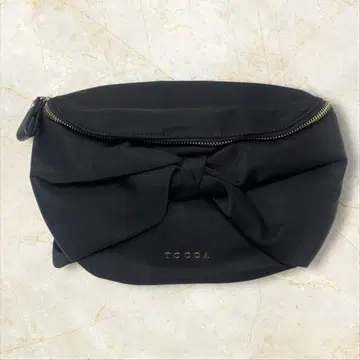 TOCCA 토카 바디백 블랙 백 나일론 리본 숄더