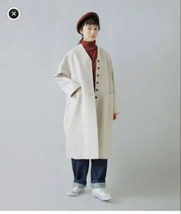 atelier naruse 아틀리에 나루세 멜톤 울 코쿤 코트