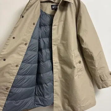 빔즈 다운 소매 포함 라이너 스텐카라 코트 남성용 S 베이지