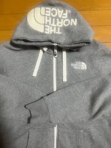 THE NORTH FACE 그레이 풀 지퍼 후디 S