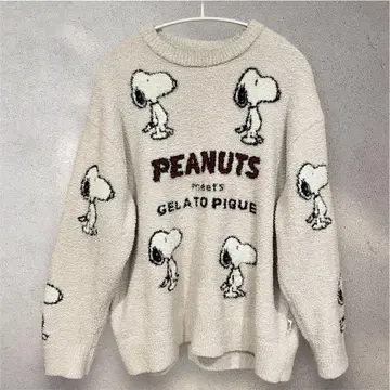 PEANUTS x GELATO PIQUE 스누피 룸웨어 상의
