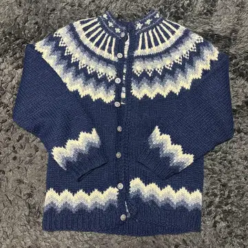 FLOSS 노르딕 무늬 가디건