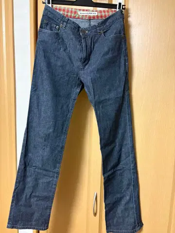 마드모아젤 논 논 다크 블루 스트레이트 데님