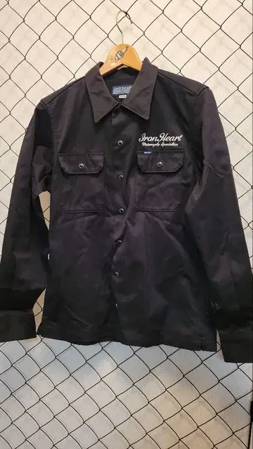 Iron Heart 워크 셔츠 M 블랙