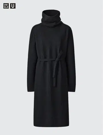 라무 터틀넥 원피스