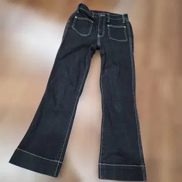 [ 레어 ] KHAITE 케이트 데님 팬츠 블랙 데님