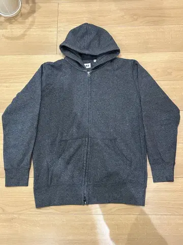 유니클로 더블 지퍼 후드티 XL