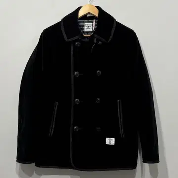 새상품급 베드윈 벨로아 가죽 턱끈 파이핑 충전솜 P 코트 3 L