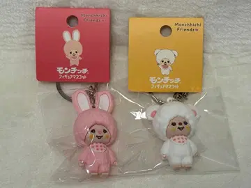 새상품 인기 몽치치 피규어 마스코트 참 2체 세트