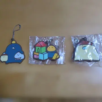 오문구토잇쇼 러버 체인 키링 3종 미사용