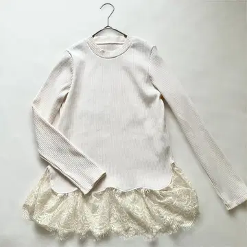 ADAM ET ROPE' 긴팔 티셔츠 레이스