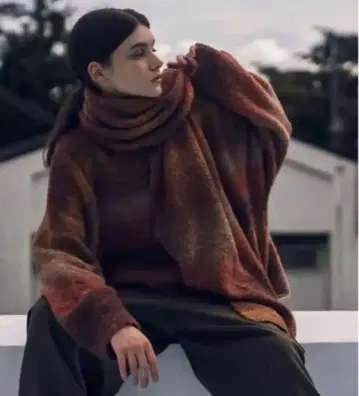 시키 오버 사이즈 니트 스웨터