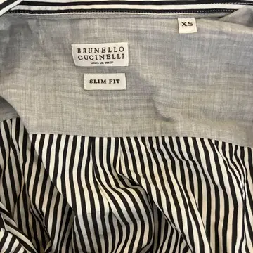 브루넬로쿠치넬리 스트라이프 셔츠