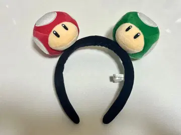 유니버셜 USJ 머리띠 마리오 버섯 슈퍼버섯 1UP버섯