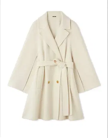 SNIDEL/스나이델 여성용 아우터 코트 아이보리 화이트 플레어