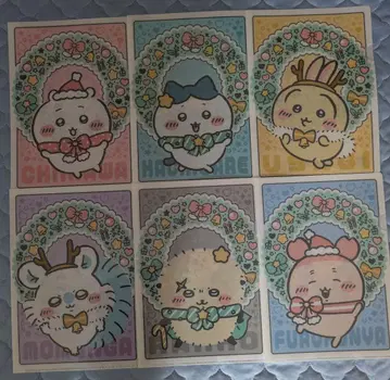 세븐일레븐 치이카와 A4 클리어 파일 전 6종 세트