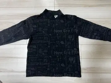 NEWERA 하이 칼라 긴팔 퍼포먼스 T셔츠