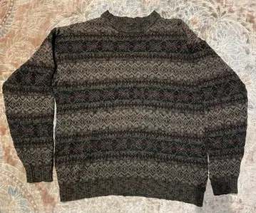 기하학 패턴 니트