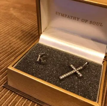 SYMPATHY OF SOUL 실버 크로스 목걸이