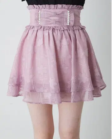 앙크루즈 Ank 치마바지 스커트 핑크 리본 완판템