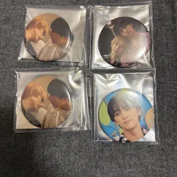 드라마 [ 25시, 아카사카에서 ] 콜라보 카페/캔뱃지 4개 세트 A