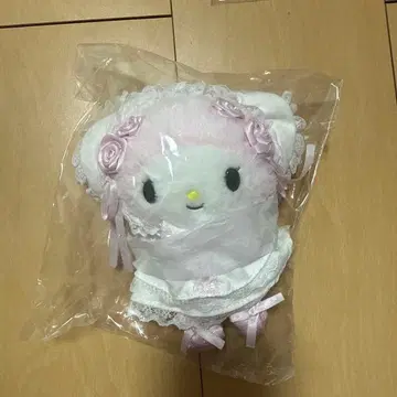 산리오 화이트 프릴 디자인 마스코트 마이멜로디 레어