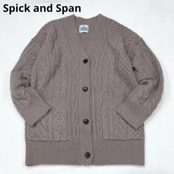 Spick and Span 해밀턴 알파카 케이블 가디건