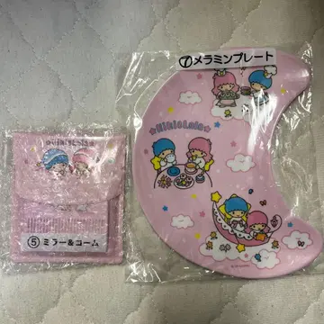 키키라라 복권 멜라닌 플레이트, 거울&빗 미사용 새상품