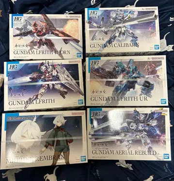 건담 프라모델 수성의 마녀 6세트 미조립