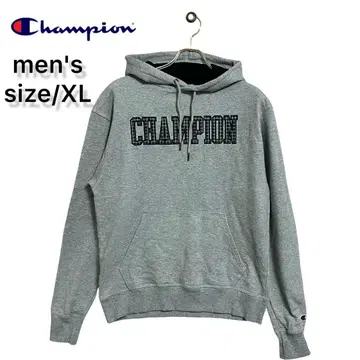 챔피온 champion 후드 맨투맨 남성용 XL 그레이