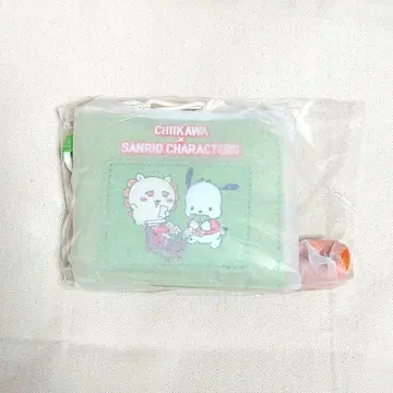 치이카와 (먼작귀) 산리오 컴팩트 지갑 시사 포차코