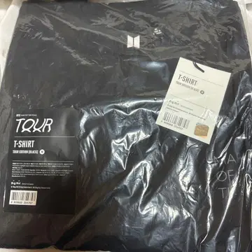 BTS 티셔츠 투어 에디션 블랙 M