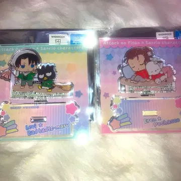 진격의 거인 산리오 콜라보 트레이딩 아크릴 스탠드