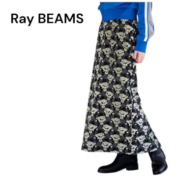 Ray BEAMS 파일 자카드 타이트 스커트 택 포함 새상품 S