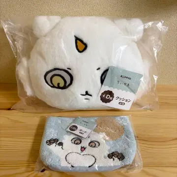 치이카와 (먼작귀) 에니마이 복권 그 아이 D상 쿠션 파우치 세트