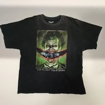BATMAN ARKHAM ASYLUM 조커 T셔츠 2XL