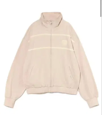 andmary bebe Milky pile heart zip tops