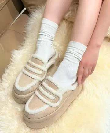 ESPERANZA 보아 로퍼 뮬 M 사이즈