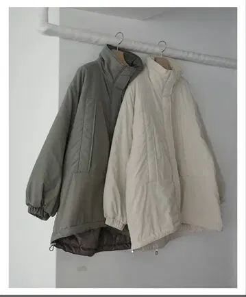 앤도미 충전솜 다운 자켓 (화이트)