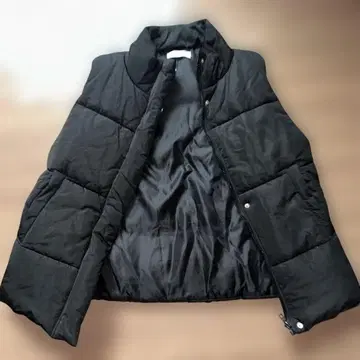 블랙 다운 베스트 F 사이즈