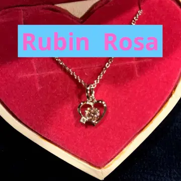 Rubin Rosa 루빈 로자 실버 목걸이 핑크 새상품 즉시 구매 OK