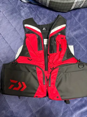 Daiwa CS-1000 구명 조끼 L 사이즈 레드/블랙
