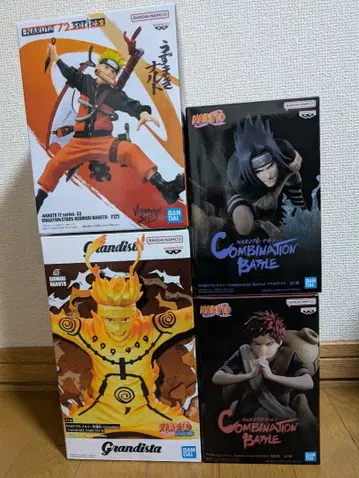 나루토 피규어 세트 4체