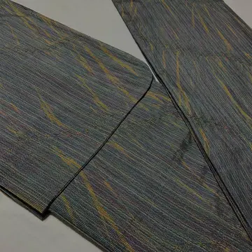 순수 실크  직조 기모노 이중 기모노 다색 사용 [양질]