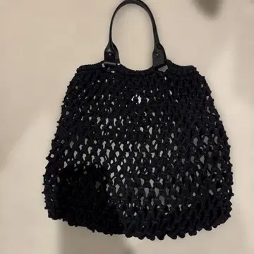 MAISON N.H. PARIS 블랙 바스켓백