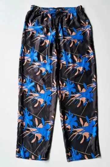 릴랙스핏 플라워 프린트 팬츠 L 사이즈