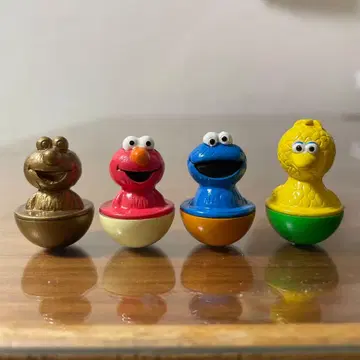 엘모 쿠키 몬스터 빅버드 피규어 4체 세트