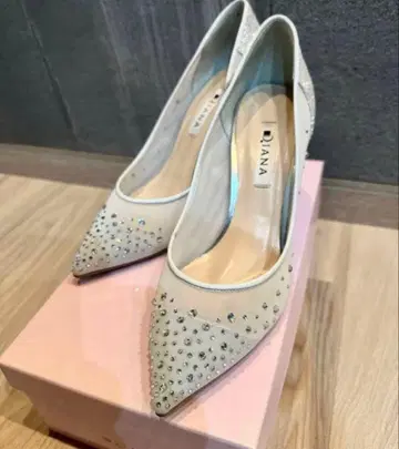 [ 새상품급 ] DIANA 펌프스 웨딩 브라이덜 화이트